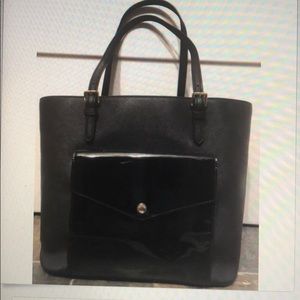 NWT Michael Kors Purse saffino latear Leather jet